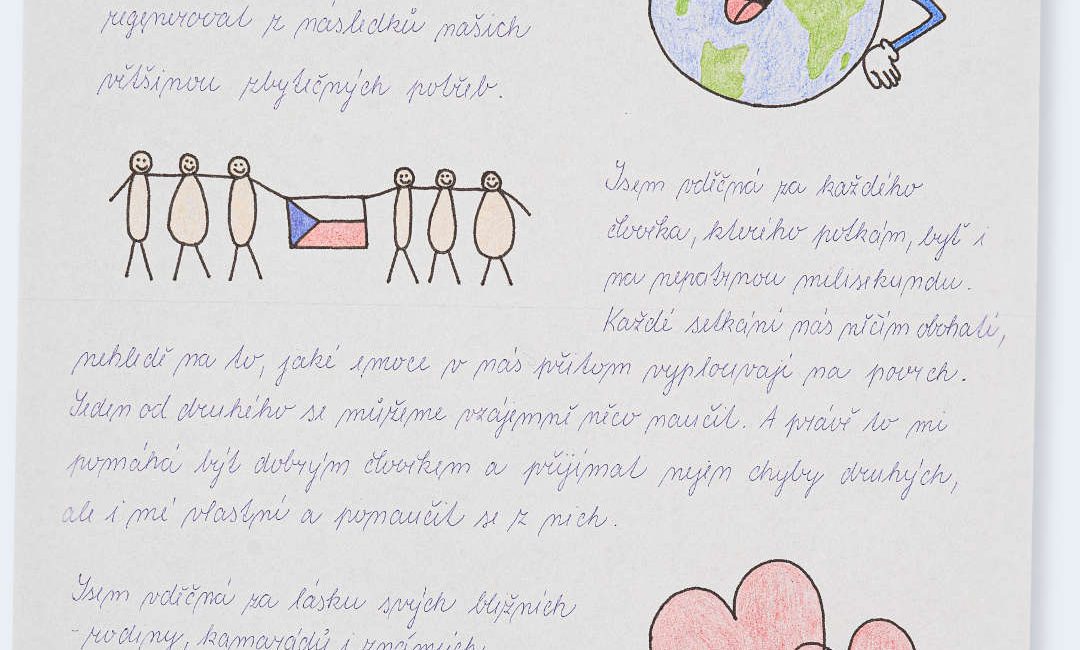 Česká vděčnost - dopis